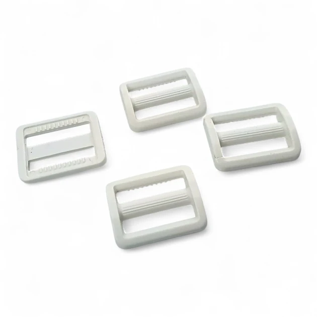 2 cm - 0,79" Plastic Strap Adjustment Buckle Lightly Curved H002909