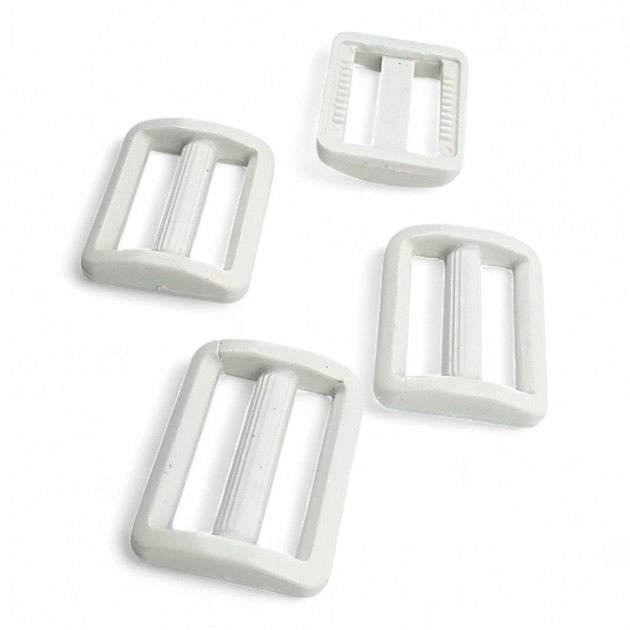 2 cm - 0,79" Plastic Strap Adjustment Buckle Lightly Curved H002909