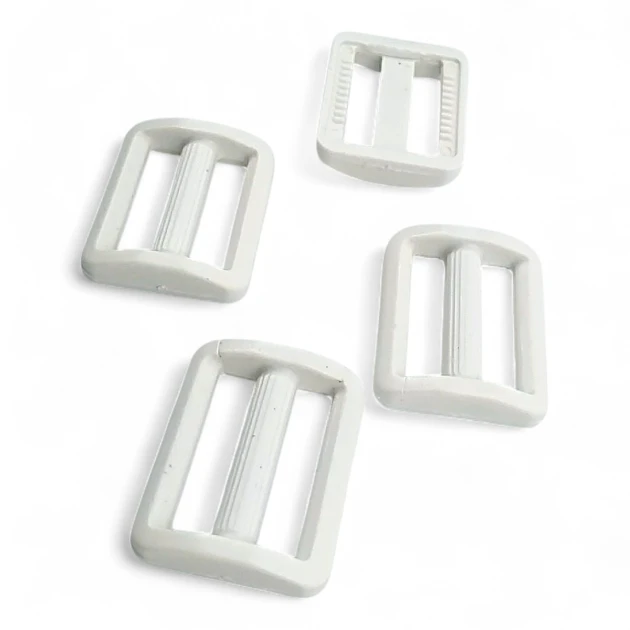 2 cm - 0,79" Plastic Strap Adjustment Buckle Lightly Curved H002909