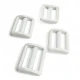2 cm - 0,79" Plastic Strap Adjustment Buckle Lightly Curved H002909