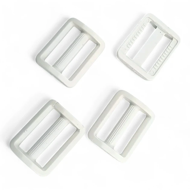 2 cm - 0,79" Plastic Strap Adjustment Buckle Lightly Curved H002909