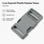 Snap Plastic Buckle 3 cm / 1.18 in Plastic Bandolier Buckle H007001