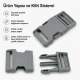 Snap Plastic Buckle 3 cm / 1.18 in for bags and accessories