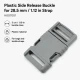 Snap Plastic Buckle 3 cm / 1.18 in for bags and accessories