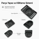 Plastic Bandolier Buckle 30 mm / 1.18 in Top Button Plastic Buckle for Tactical Gear and Outdoor Accessories