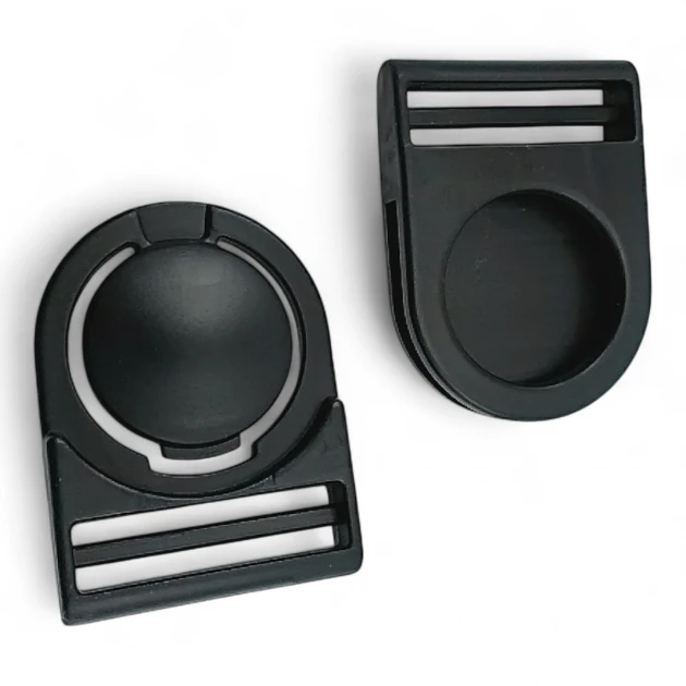 3 cm Üstten Düğmeli Plastik Palaska Toka H007012