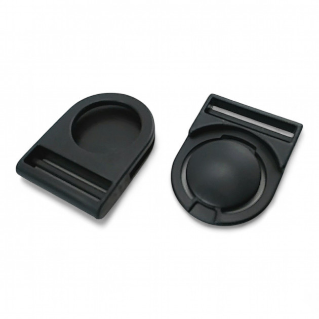 3 cm Top Button Plastic Bandolier Buckle H007012