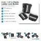 4 cm / 1.57 in Plastic Ladder Lock Strap Adjuster Buckle for Bags and Webbing