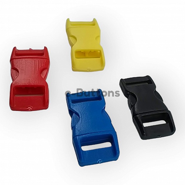 Plastic Bandolier Buckle 1 cm Snap Plastic Buckle H009070