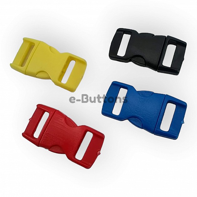 Plastic Bandolier Buckle 1 cm Snap Plastic Buckle H009070