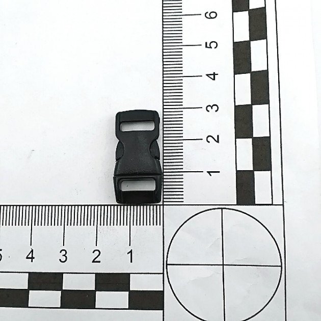 Plastic Bandolier Buckle 1 cm Snap Plastic Buckle H009070