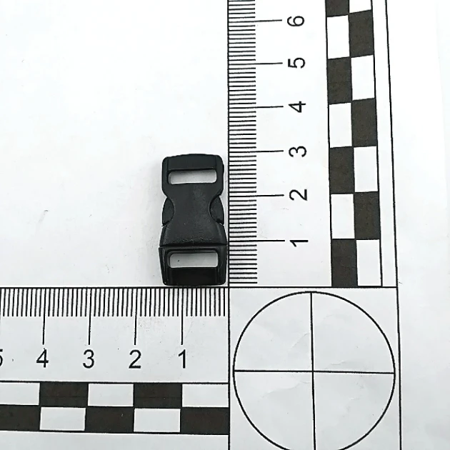 Geçmeli Plastik Palaska Tokası 1 cm Geçmeli Plastik Toka H009070