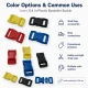 Snap Plastic Buckle 1 cm / 0.4 in for bags, shoes, and textile products