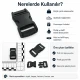 1.5 cm / 0.59 in Plastic Bandolier Buckle Snap Plastic Buckle for bags, shoes, and various textile applications