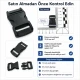 1.5 cm / 0.59 in Plastic Bandolier Buckle Snap Plastic Buckle for bags, shoes, and various textile applications