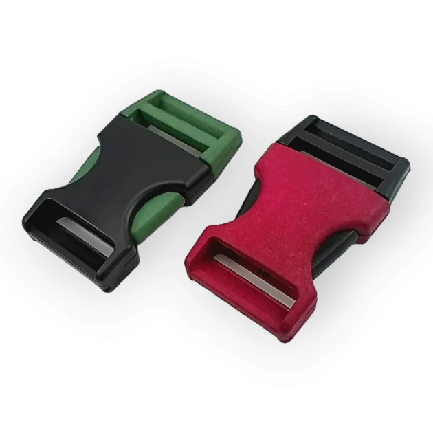 2 cm Snap-On Plastic Buckle Plastic Bandolier Buckle H009074