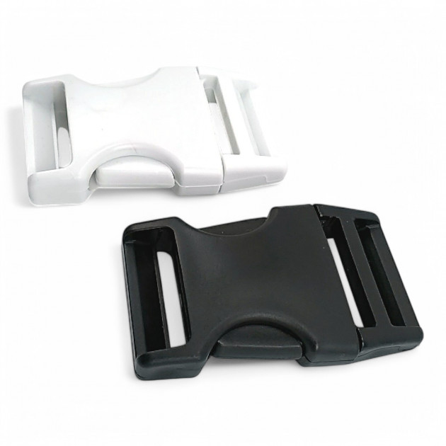 2 cm Snap-On Plastic Buckle Plastic Bandolier Buckle H009074