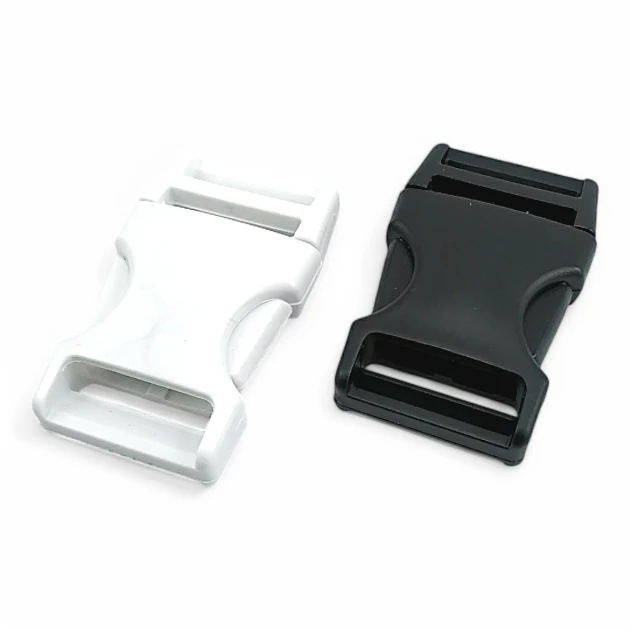 2 cm Snap-On Plastic Buckle Plastic Bandolier Buckle H009074
