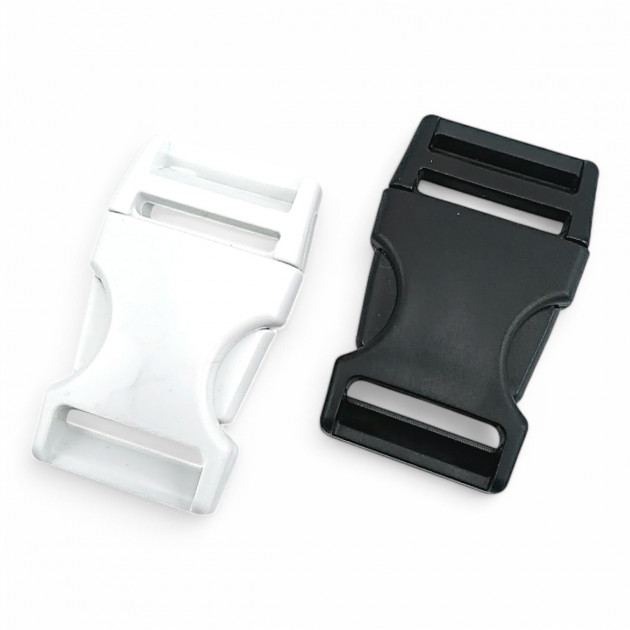 2 cm Snap-On Plastic Buckle Plastic Bandolier Buckle H009074