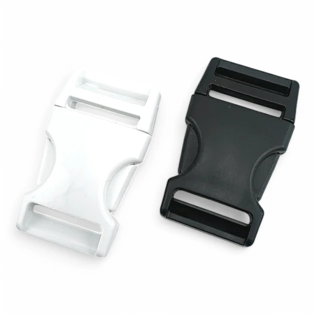 2 cm Snap-On Plastic Buckle Plastic Bandolier Buckle H009074