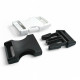 2 cm Snap-On Plastic Buckle Plastic Bandolier Buckle H009074
