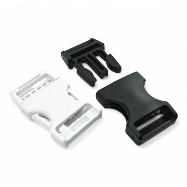 2 cm Snap-On Plastic Buckle Plastic Bandolier Buckle H009074