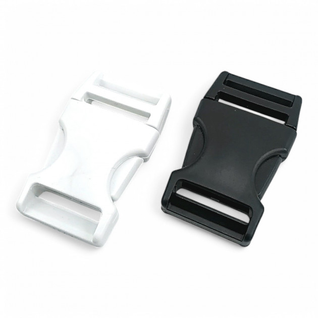 2 cm Snap-On Plastic Buckle Plastic Bandolier Buckle H009074