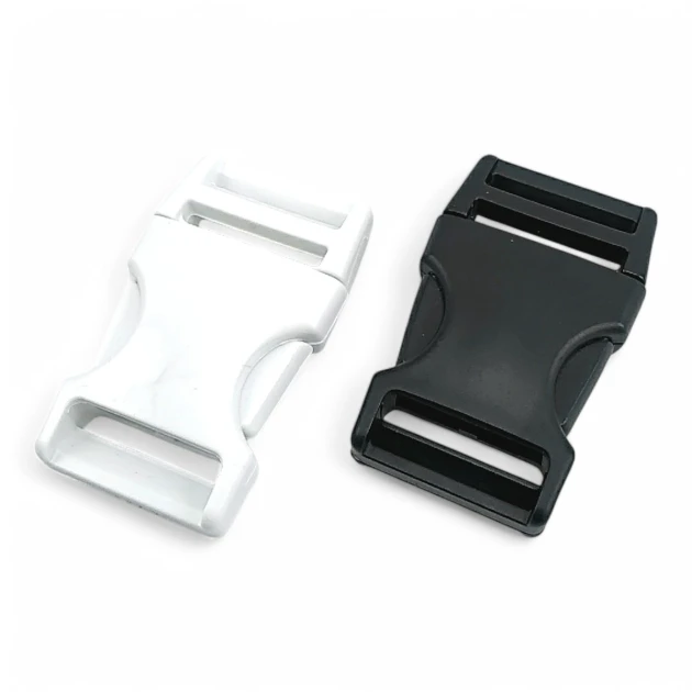 2 cm Snap-On Plastic Buckle Plastic Bandolier Buckle H009074