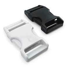 2 cm Snap-On Plastic Buckle Plastic Bandolier Buckle H009074