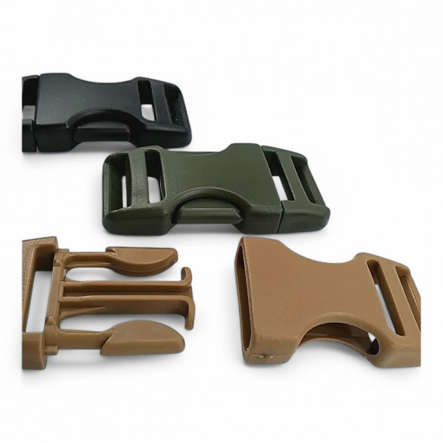 2 cm - 0,79" Bandolier Buckle Snap Plastic Buckle Special Custom Production H009074SPC