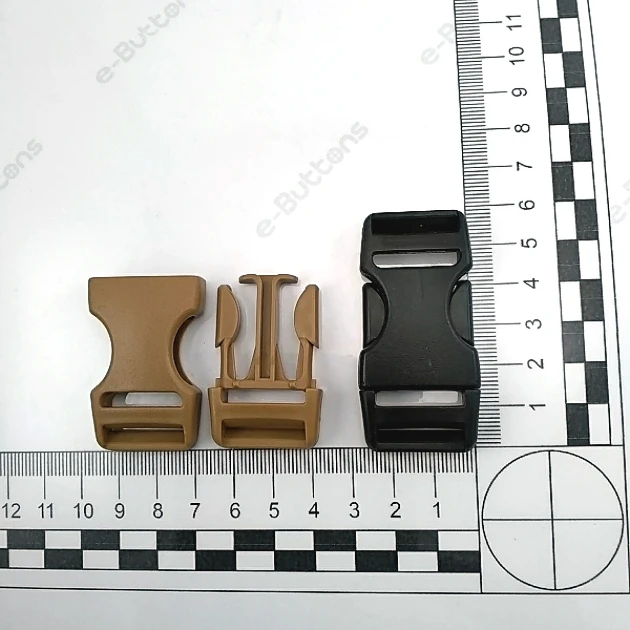 2 cm - 0,79" Bandolier Buckle Snap Plastic Buckle Special Custom Production H009074SPC