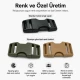 Bandolier Buckle 2.5 cm / 1 in Snap-On Plastic Buckle for Bags and Outdoor Gear