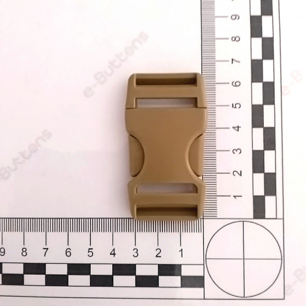 2.5 cm -1" Bandolier Buckle Snap-On Plastic Buckle Special Production H009074SPC25