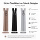 37 cm / 14.57 in N5 / #5 Nylon Coil Jacket Zipper – Open End Zipper for jackets and outdoor gear