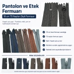 18 cm / 7.09 in N3 Nylon Pants & Skirt Zipper – Closed End ZPHSN0018T5
