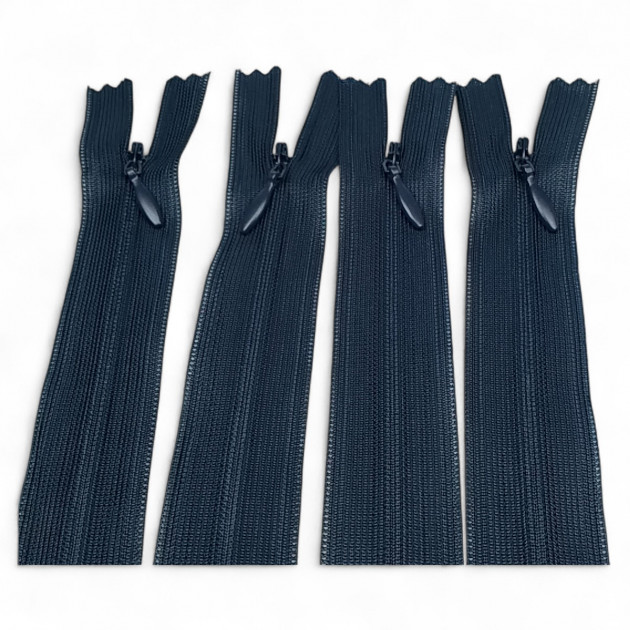 22 cm Closed End (Bottom) Hidden Tulle Zipper ZPHSN0022TUL