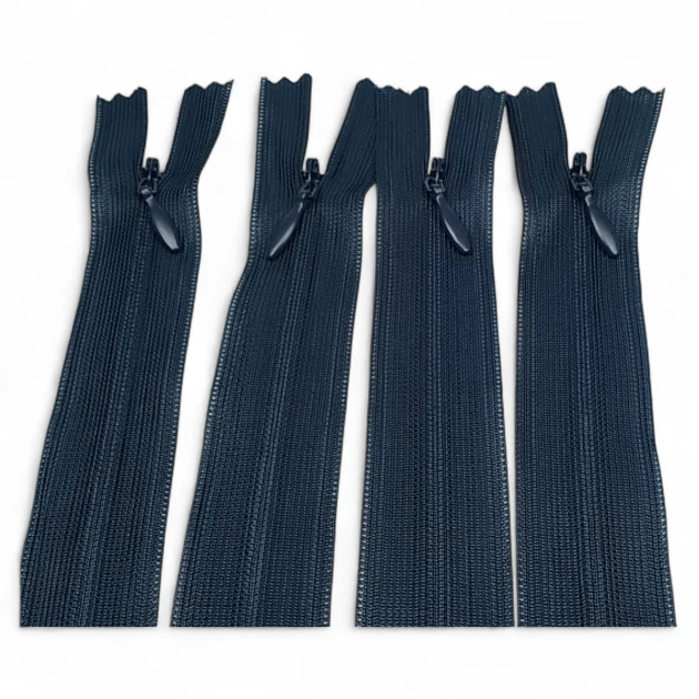 22 cm Closed End (Bottom) Hidden Tulle Zipper ZPHSN0022TUL