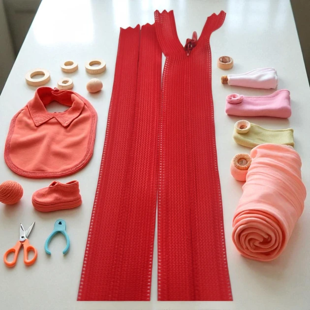 25 cm Closed End (Bottom) Hidden Tulle Zipper ZPHSN0025TUL