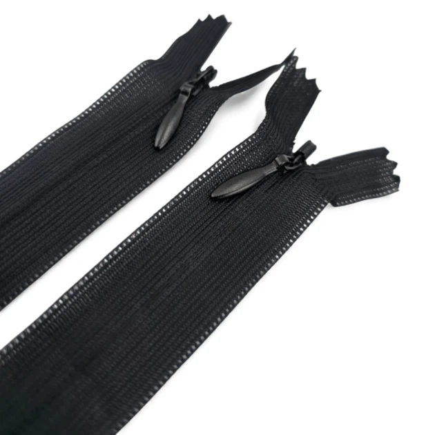 30 cm Kapalı Uçlu (Dipli) Gizli Tül Fermuar ZPHSN0030TUL