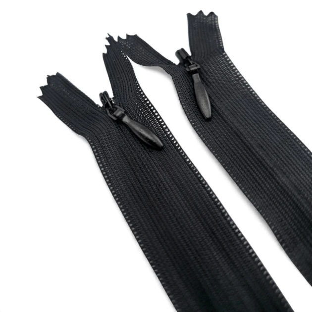 30 cm Kapalı Uçlu (Dipli) Gizli Tül Fermuar ZPHSN0030TUL