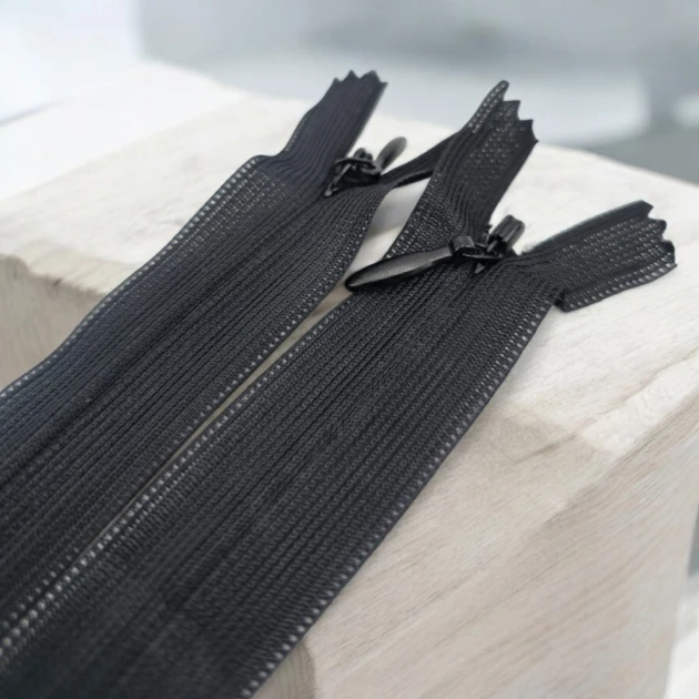 30 cm Kapalı Uçlu (Dipli) Gizli Tül Fermuar ZPHSN0030TUL