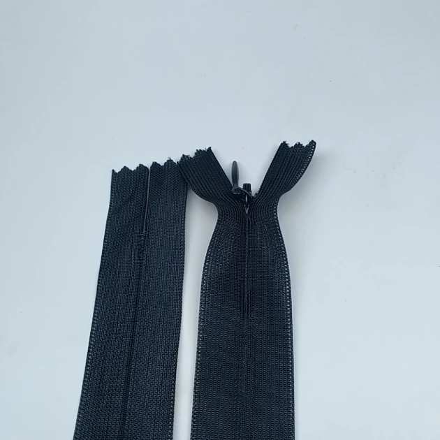 35 cm Kapalı Uçlu (Dipli) Gizli Tül Fermuar  ZPHSN0035TUL