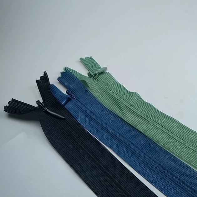 35 cm Kapalı Uçlu (Dipli) Gizli Tül Fermuar  ZPHSN0035TUL