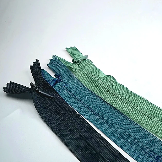 35 cm Kapalı Uçlu (Dipli) Gizli Tül Fermuar  ZPHSN0035TUL