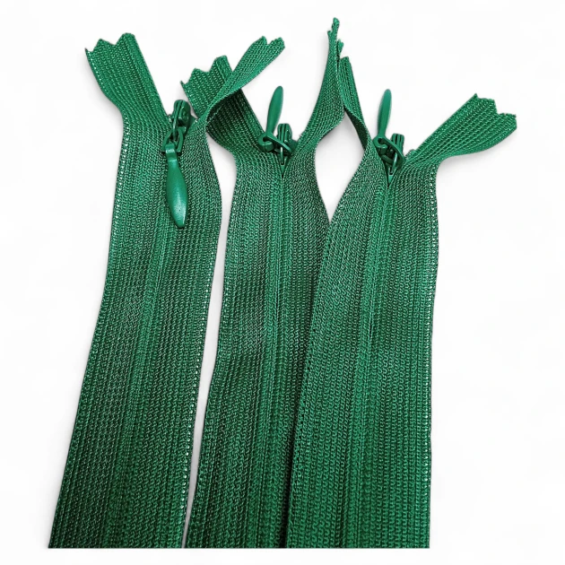 40 cm Kapalı Uçlu (Dipli) Gizli Tül Fermuar  ZPHSN0040TUL