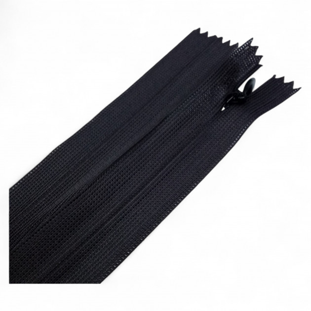 50 cm Closed End (Bottom) Hidden Tulle Zipper  ZPHSN0050TUL