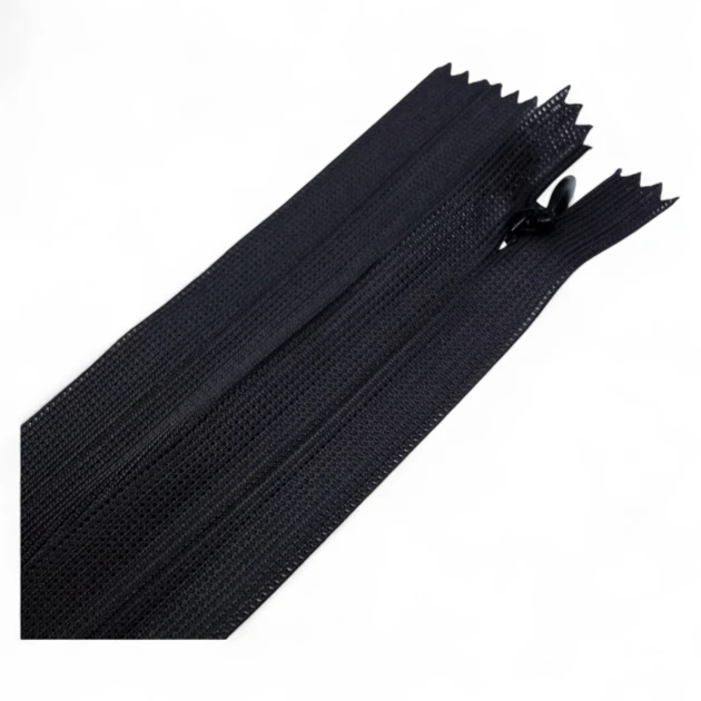 50 cm Kapalı Uçlu (Dipli) Gizli Tül Fermuar ZPHSN0050TUL