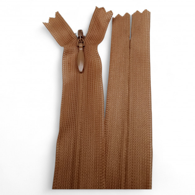 50 cm Closed End (Bottom) Hidden Tulle Zipper  ZPHSN0050TUL