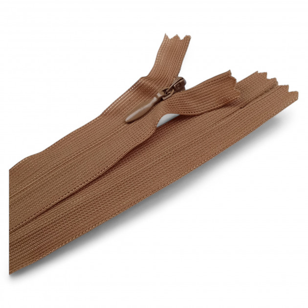 50 cm Closed End (Bottom) Hidden Tulle Zipper  ZPHSN0050TUL