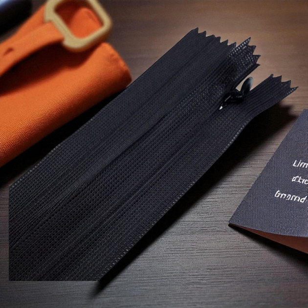 50 cm Closed End (Bottom) Hidden Tulle Zipper  ZPHSN0050TUL